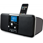 BOSTON ACOUSTICS Duo-i plus AM/FM Stereo Radio with iPhone iPod Dock Black