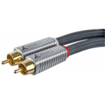 ETHEREAL EXS-A2 Silver Plated Studio Stereo RCA Audio Cable 6.5ft