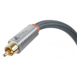 ETHEREAL EXS-D1 Silver Plated 4x Shield Digital Coax Audio Cable 3.2ft