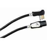 ETHEREAL Right Angle High Performance AC Power Cord 14awg 3.2ft Black