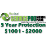 NEW LEAF Service Pro 3 Year Total Protection Plan ($1001 to $2000)