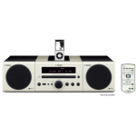 YAMAHA MCR-040 Micro Component System w/iPod Dock White