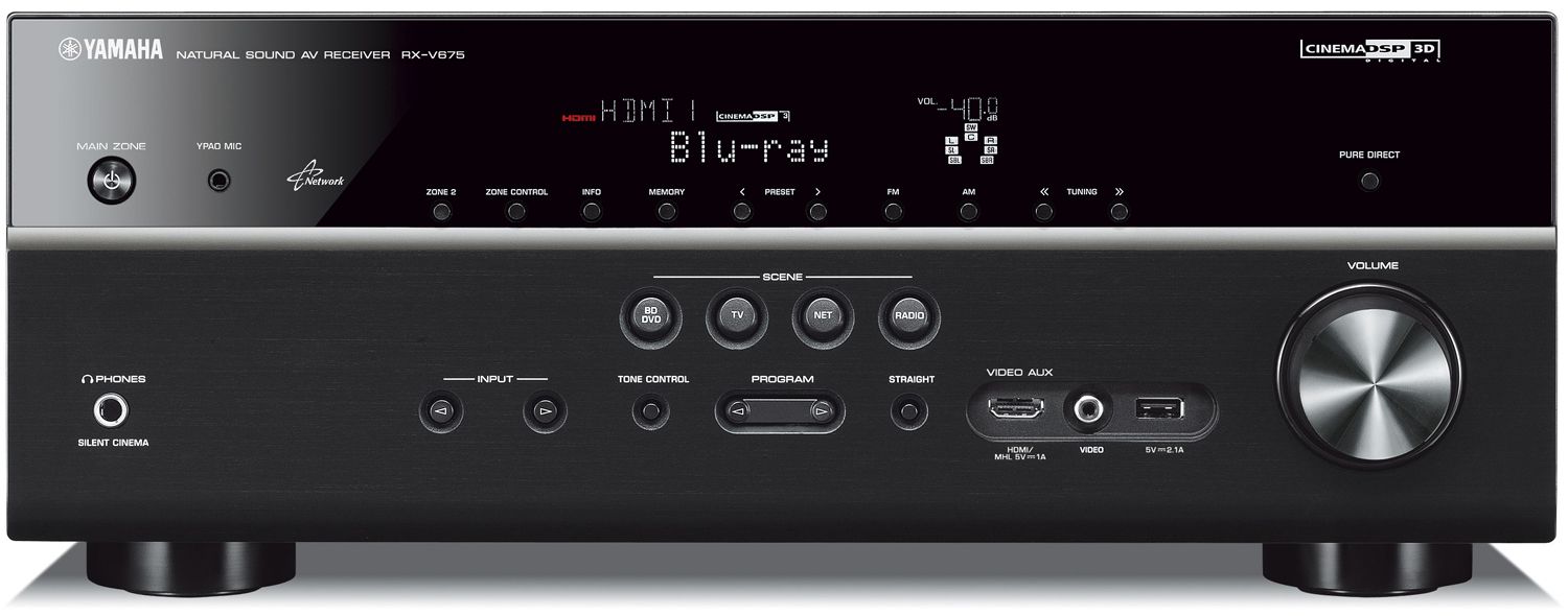 YAMAHA RX-V675 7.2-Ch x 90 Watts Networking A/V Receiver | Accessories4less