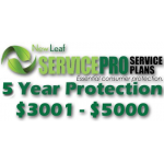 NEW LEAF Service Pro 5 Year Total Protection Plan ($3001 to $5000)