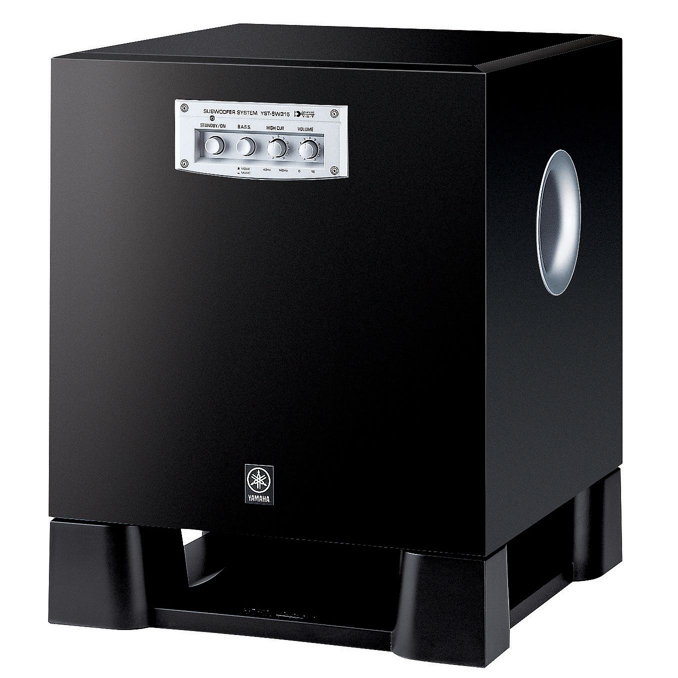 YAMAHA YSTSW315 10 inch 250 Watt Powered Subwoofer Piano Black