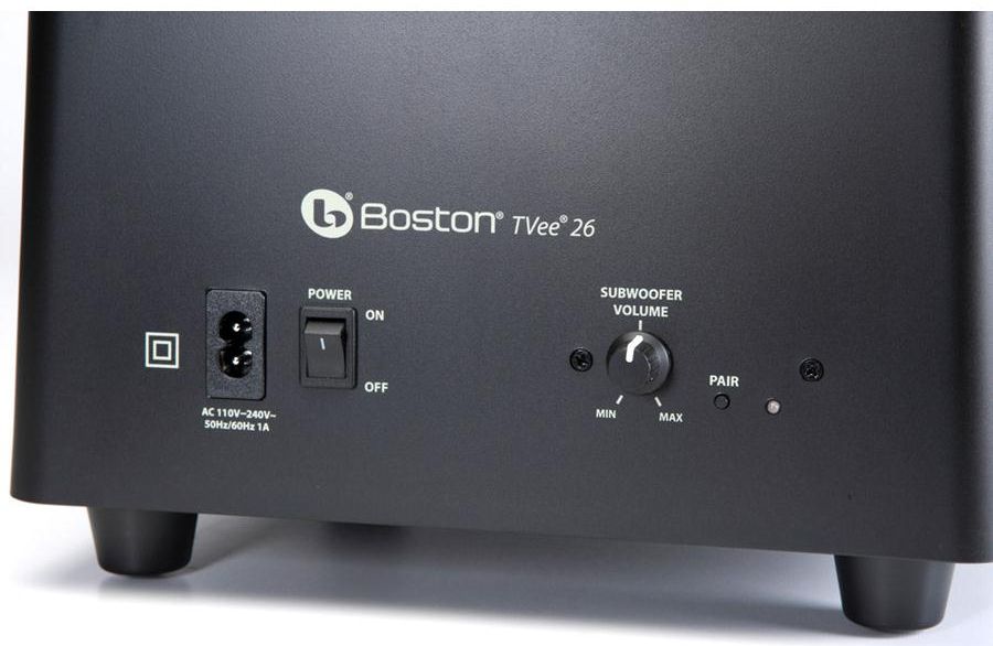 BOSTON ACOUSTICS TVee Model 26 Sleek Sound Bar w/ Wireless Sub