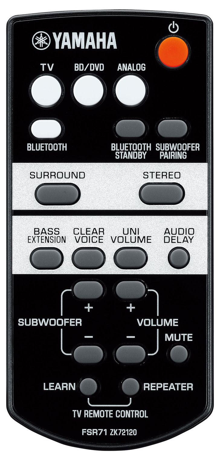 YAMAHA YAS-203 Powered Soundbar w/ Bluetooth & Wireless Subwoofer