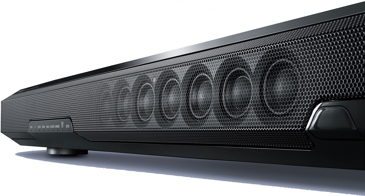 YAMAHA SRT1000 Surround Sound System w/2 BuiltIn Subwoofers Black