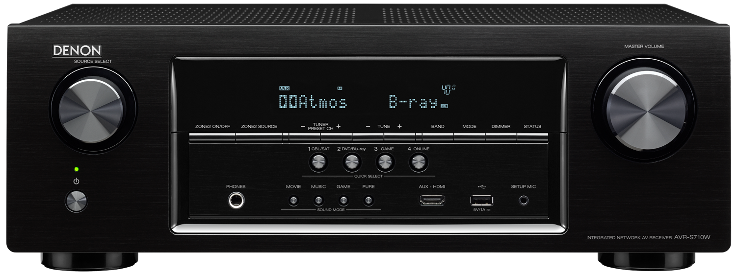 DENON AVRS710W 7.2Ch x 80 Watts Networking A/V Receiver