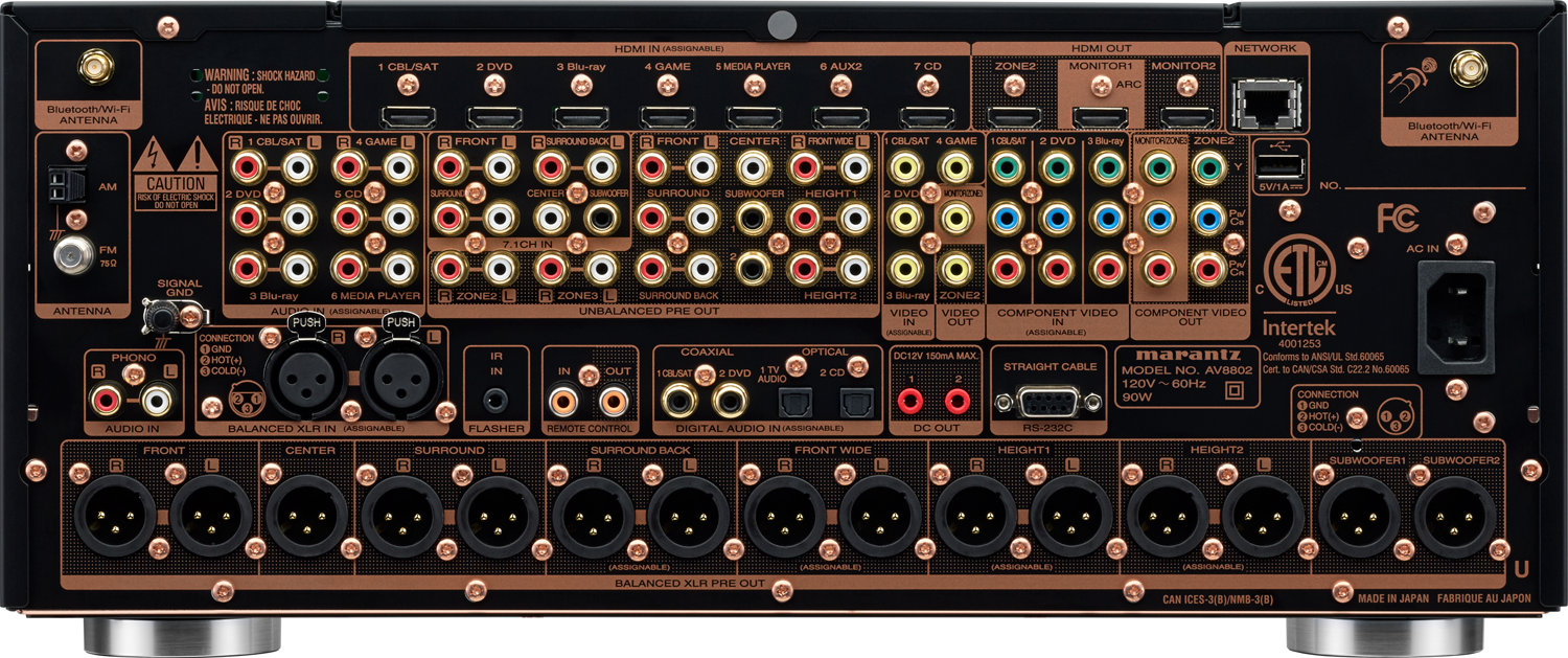 MARANTZ AV8802A 11.2-Ch Networking A/V Preamp/Processor | Accessories4less