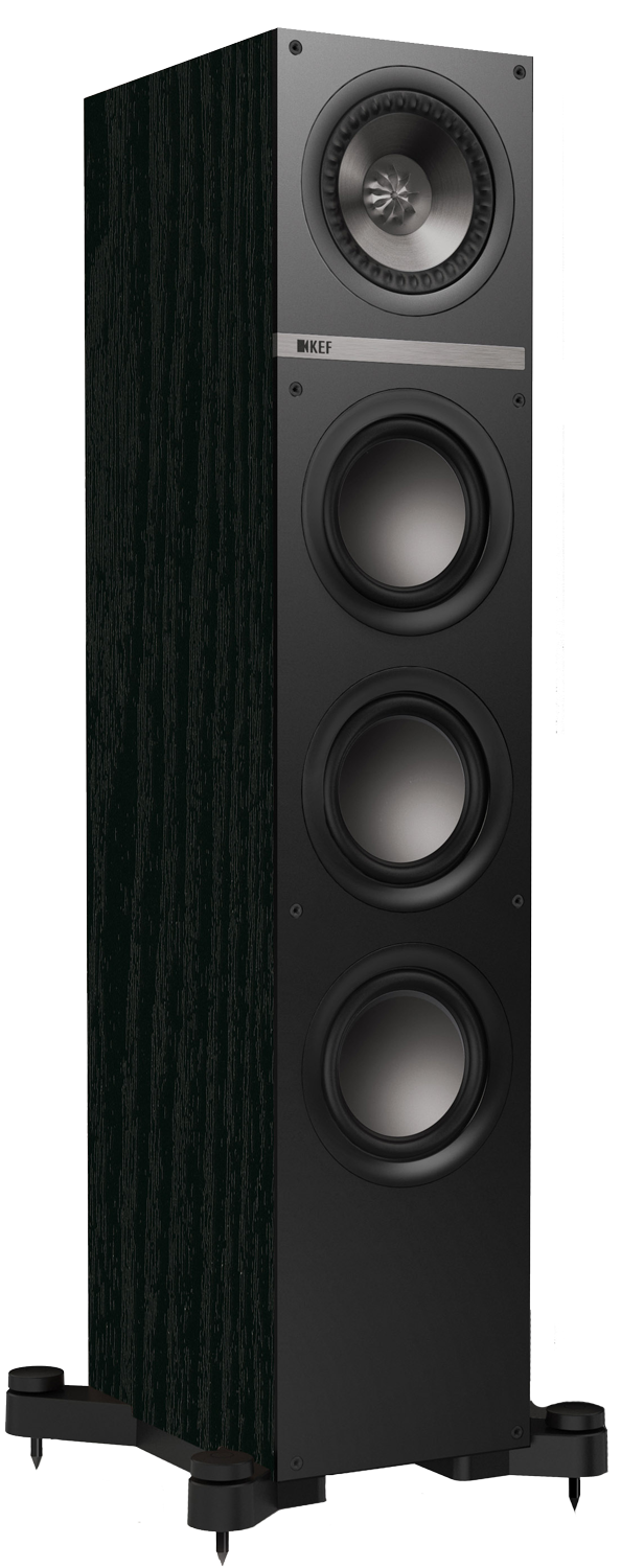 KEF Q700 6.5" 3Way Floorstanding Speaker Black Each Accessories4less