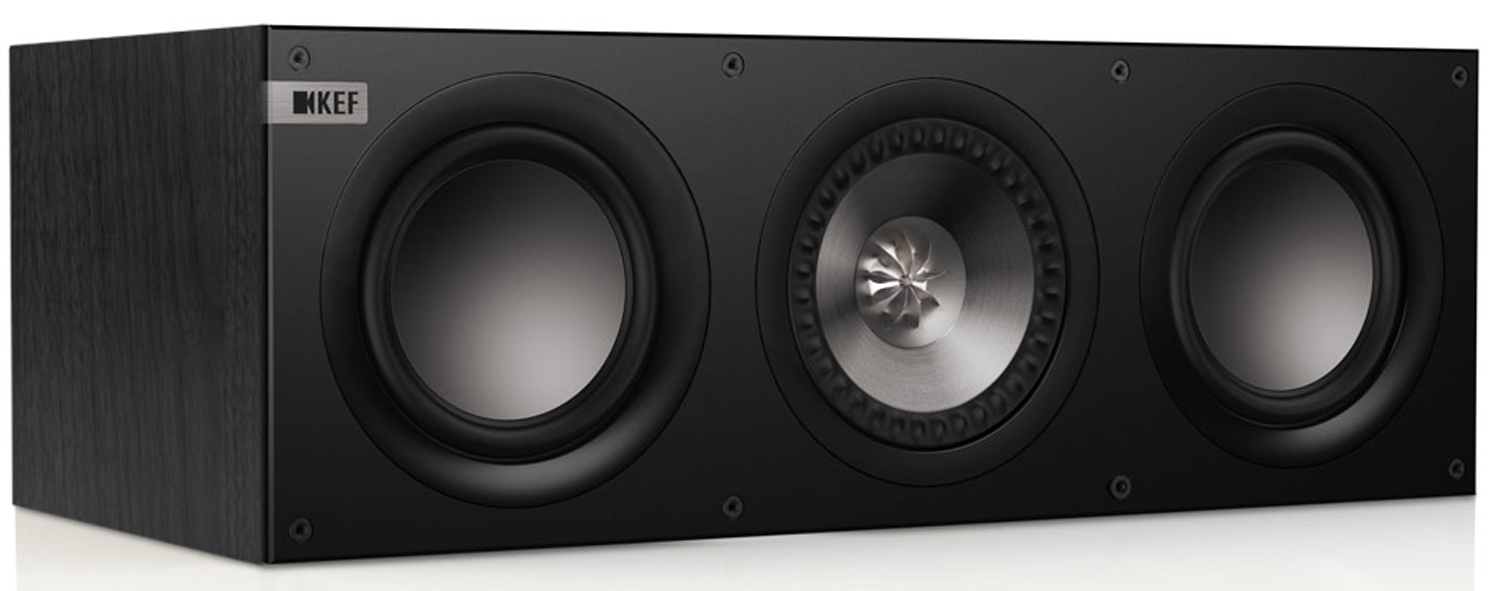 KEF Q600C 6.5" 3Way Center Channel Speaker Black Accessories4less