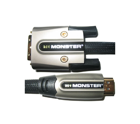 MONSTER CABLE M1000DV 3.2ft HDMI To DVI-D Single Link Reference Cable