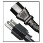 TRIBUTARIES CABLE Straight Iec To Straight Nema Ac Power Cord 1-1/2ft