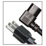 TRIBUTARIES CABLE Right Iec To Straight Nema Ac Power Cord 3ft