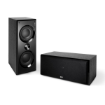 KEF C6c Two Way 5¼" Center / Lcr Speaker Each Black