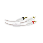 ETHEREAL 3.5mm Mini to Stereo 2 Male RCA 12ft White