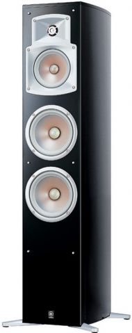 YAMAHA NS-555 3-Way Bass Reflex Floorstanding Speaker Black Each