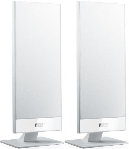 KEF T101 PAIR 4.5" 2-Way On-Wall Speakers White