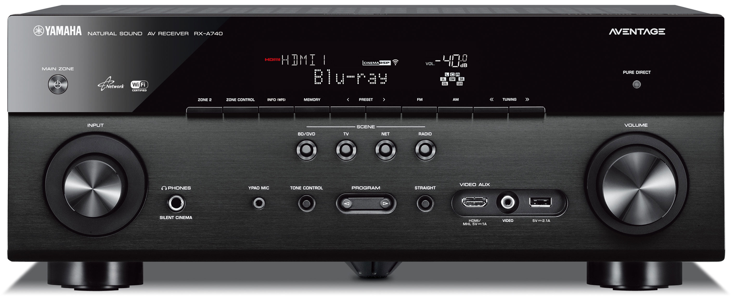 YAMAHA RX-A740 7.2-Ch x 90 Watts Networking A/V Receiver | Accessories4less