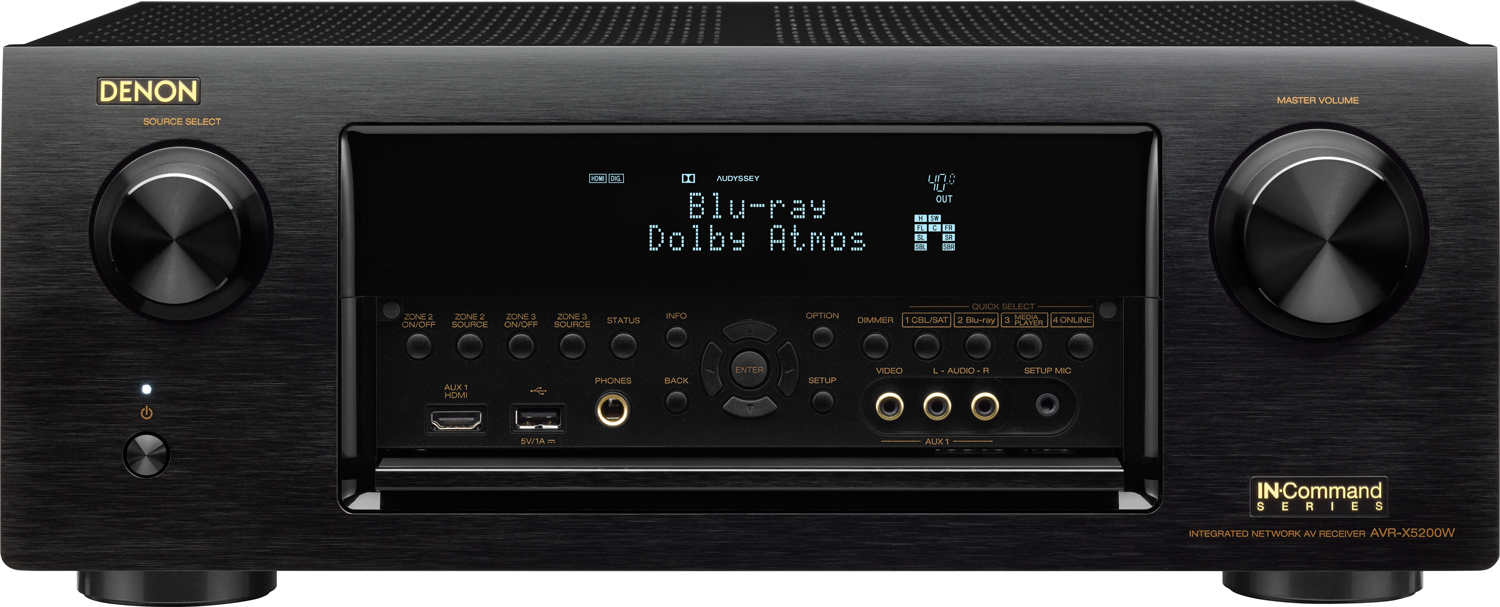 DENON AVR-X5200W 9.2-Ch x 140 Watts Networking A/V Receiver