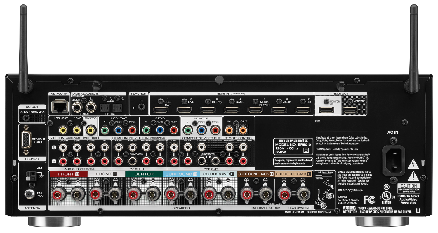 MARANTZ SR5010 7.2Ch x 100 Watts Networking A/V Receiver