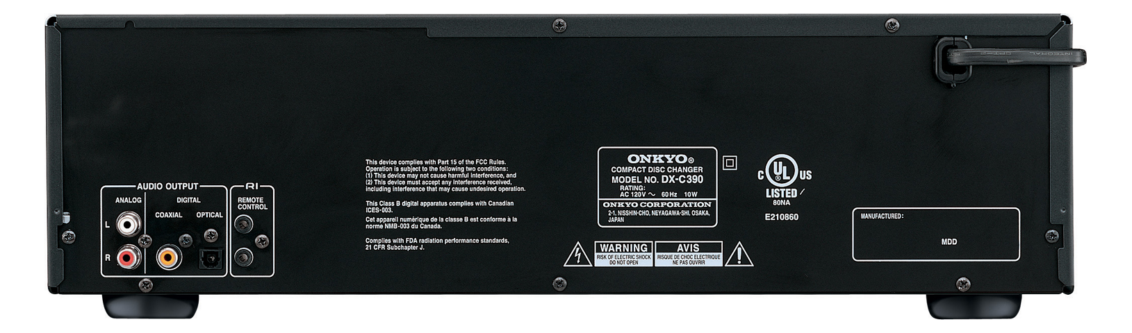 ONKYO DX-C390 6-Disc Carousel CD Changer | Accessories4less