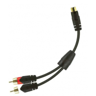 METRA AV EHT-Y2-P Y Cable/2 Male to 1 Female