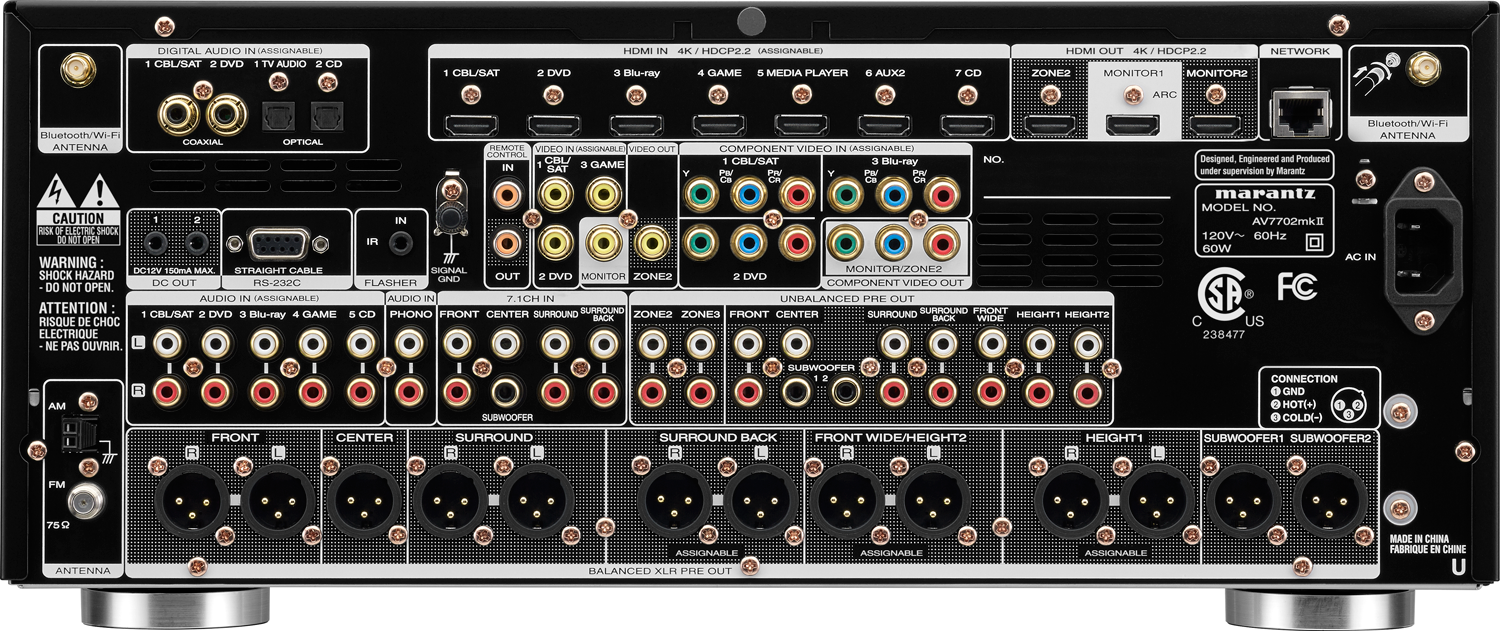 MARANTZ AV7702mkII 11.2-Ch Networking A/V Preamp/Processor