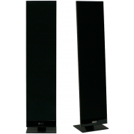 KEF T-301 PAIR 4.5" 2-Way On-Wall Speakers Black