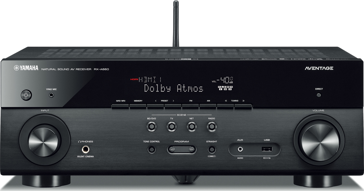 YAMAHA RX-A660 7.2-Ch x 80 Watts A/V Receiver | Accessories4less