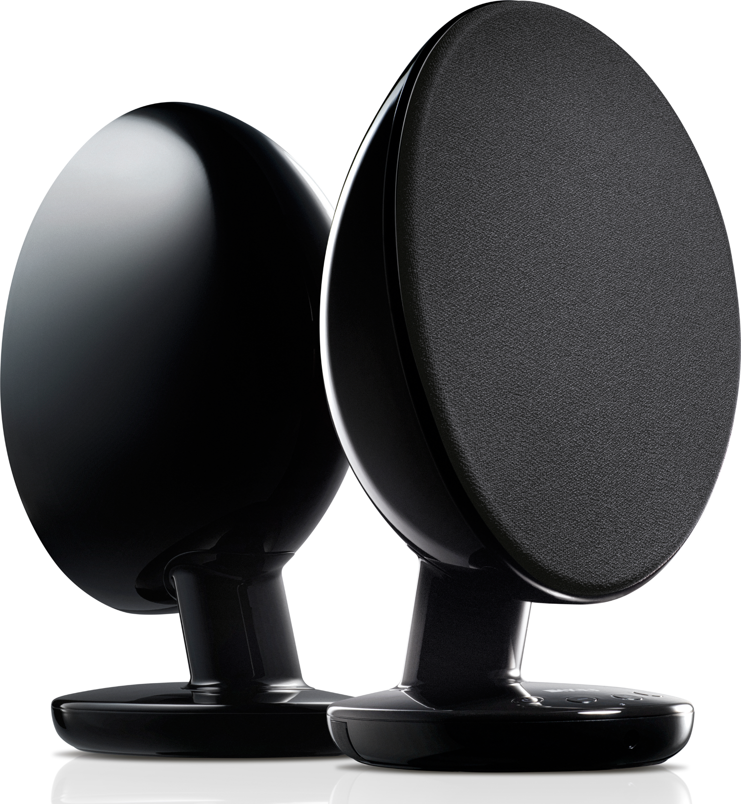 Kef Egg Powered Desktop Speakers W Bluetooth Black Accessories4less