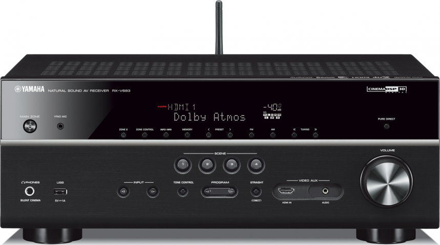 YAMAHA RX-V683 7.2-Ch x 90 Watts Networking A/V Receiver
