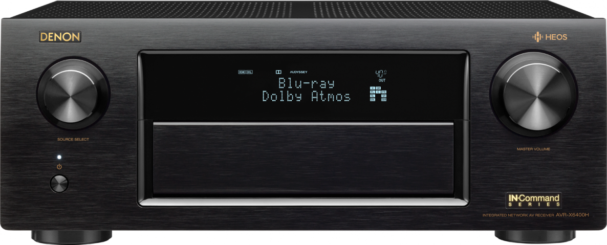 DENON AVR-X6400H 11.2-Ch x 140 Watts A/V Receiver w/HEOS