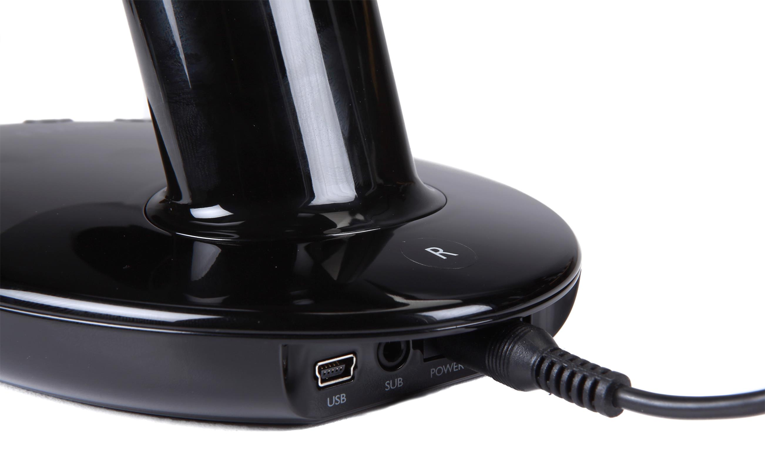 KEF EGG Powered Desktop Speakers w/ Bluetooth Black Accessories4less