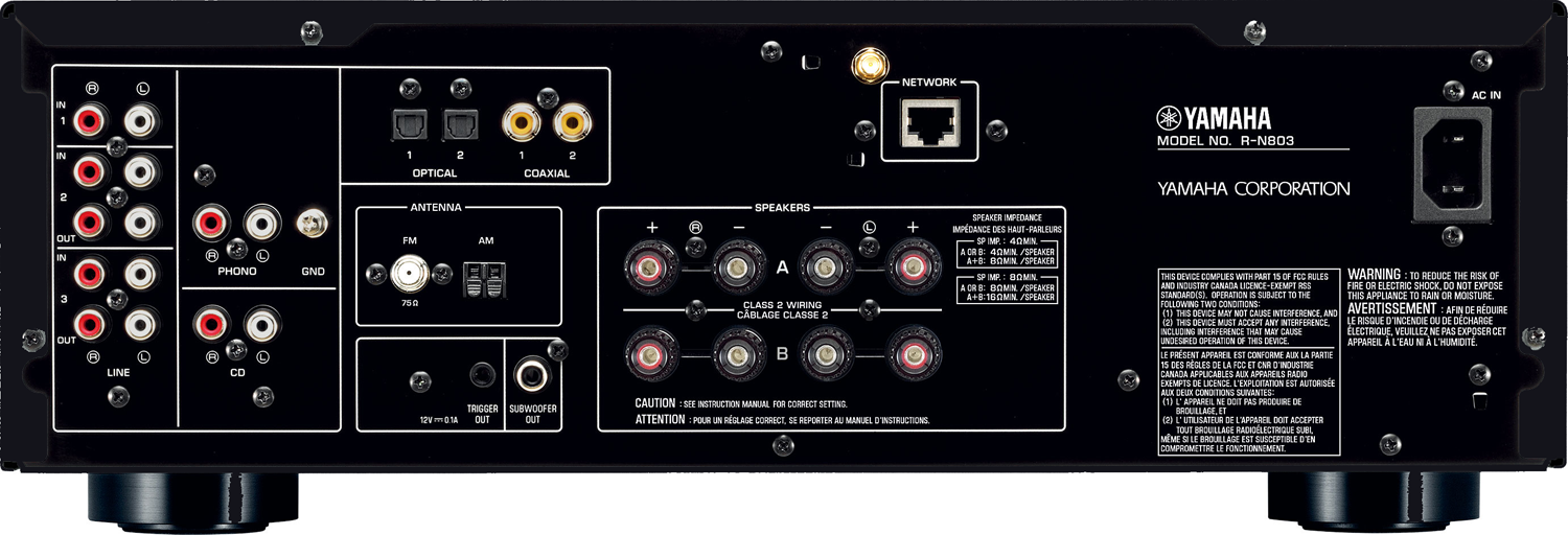 YAMAHA R-N803 2-Ch x 100 Watts Networking Stereo Receiver NEW