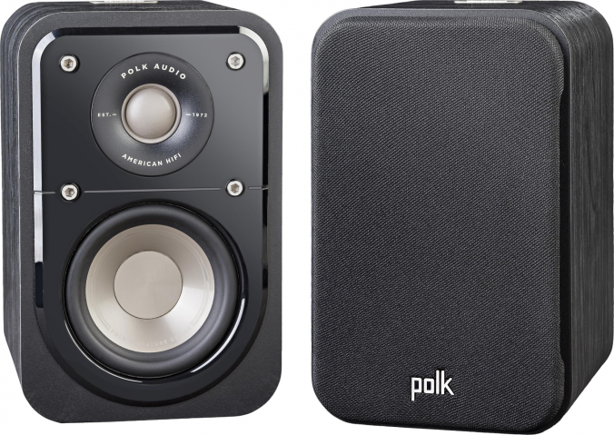 POLK AUDIO Signature S10 PAIR 4" 2-Way Bookshelf Speakers Black 