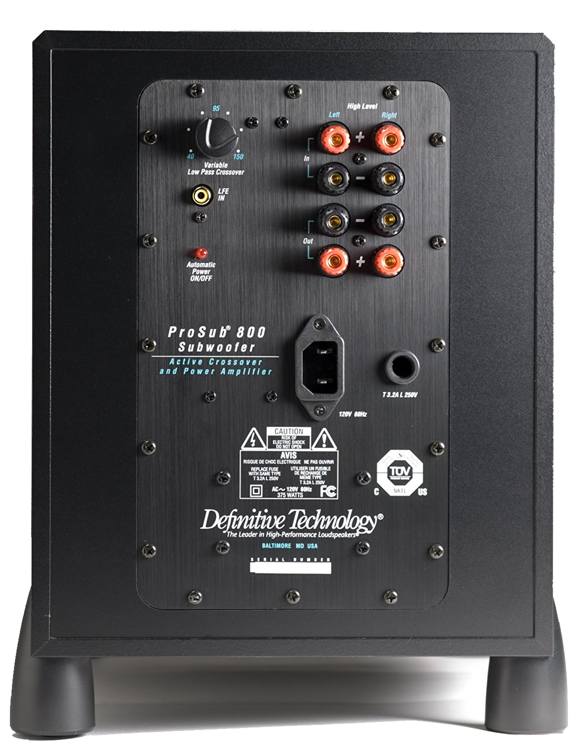 Definitive technology prosub 80 discount