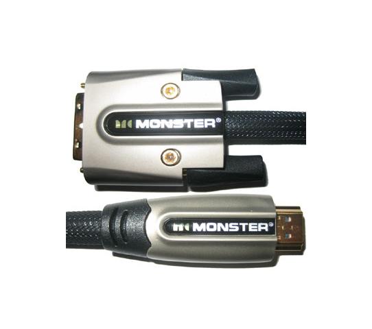 MONSTER CABLE M1000DV 3.2ft HDMI To DVI-D Single Link Reference Cable