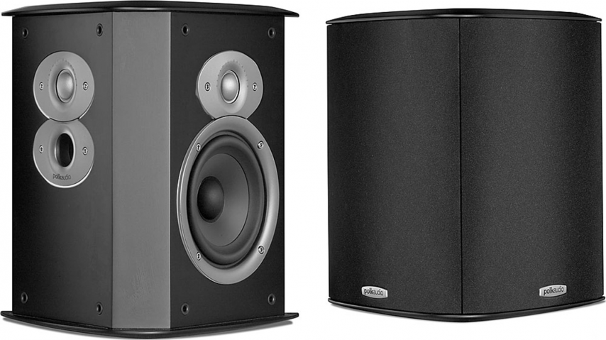 POLK AUDIO FXi A4 Dipole/Bipole Surround Speakers Black Pair