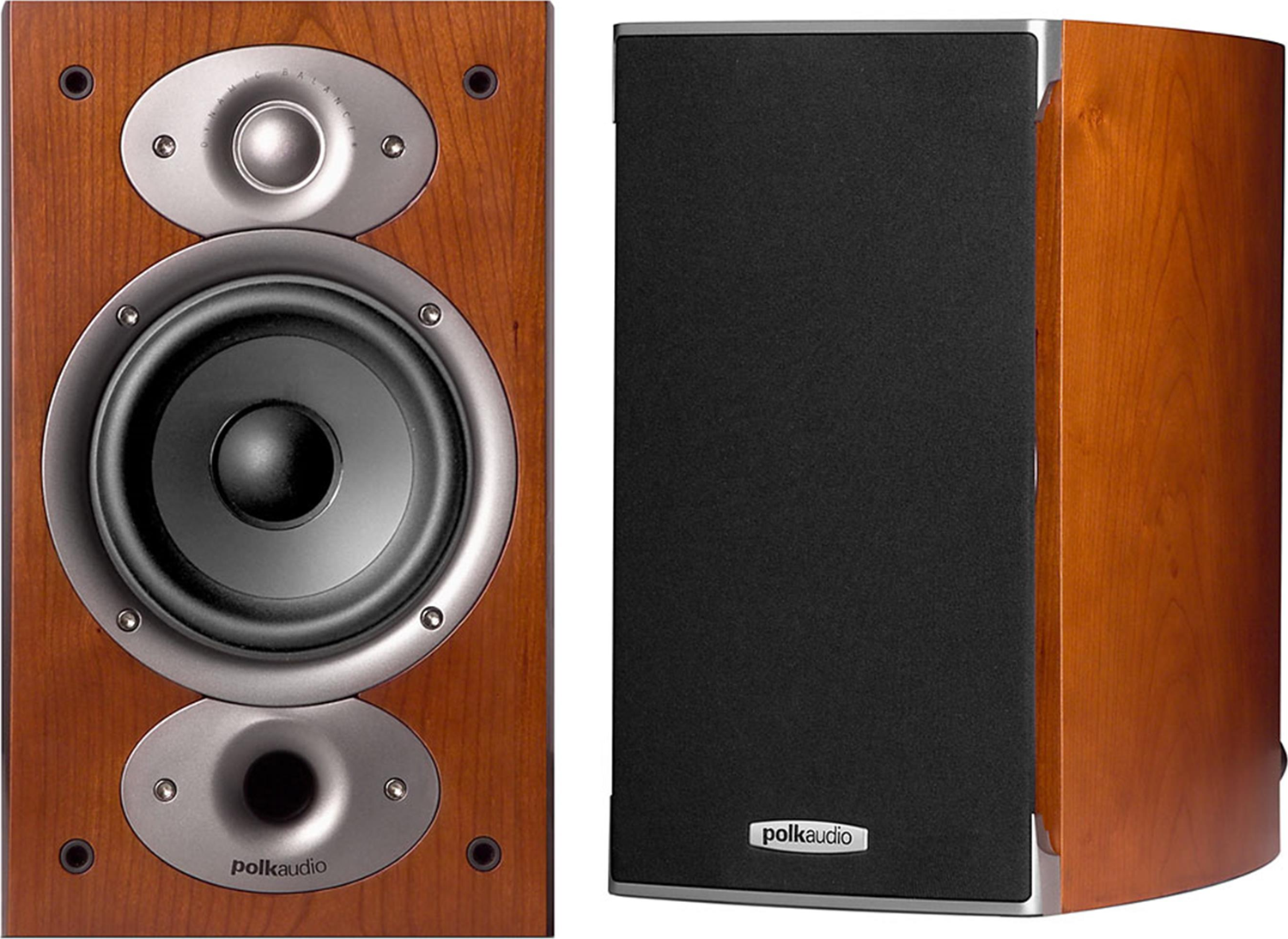 POLK AUDIO RTi A1 5.25" 2Way Bookshelf Speaker Cherry Pair