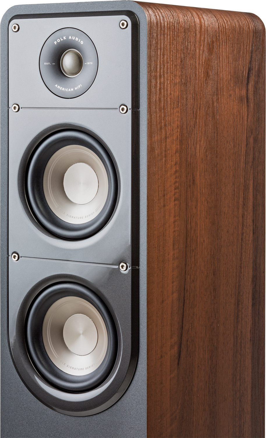 POLK AUDIO Signature S50 5.25" 2-Way Floorstanding Speaker Brown Walnut
