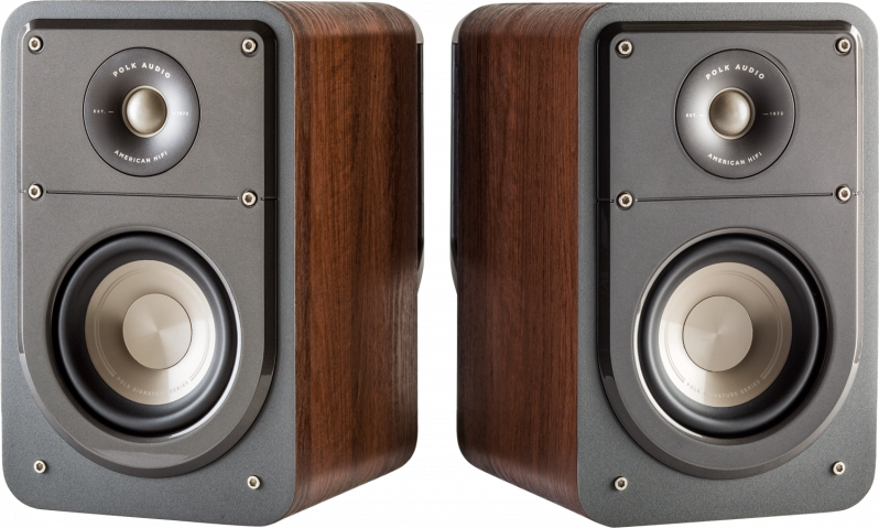 POLK AUDIO Signature S15 PAIR 5.25" Bookshelf Speakers Brown