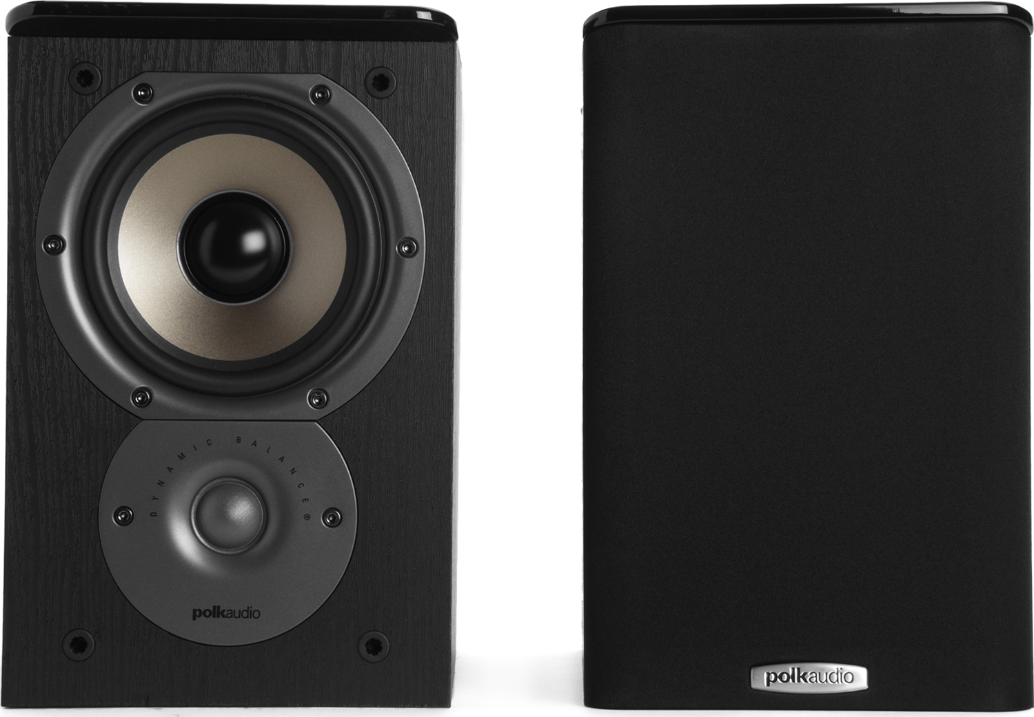 POLK AUDIO TSi100 PAIR 5.25" 2Way Bookshelf Speakers Black