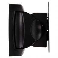 ETHEREAL Adjustable 22 lb. Capacity Speaker Wall Mount Brackets (Pair) Black