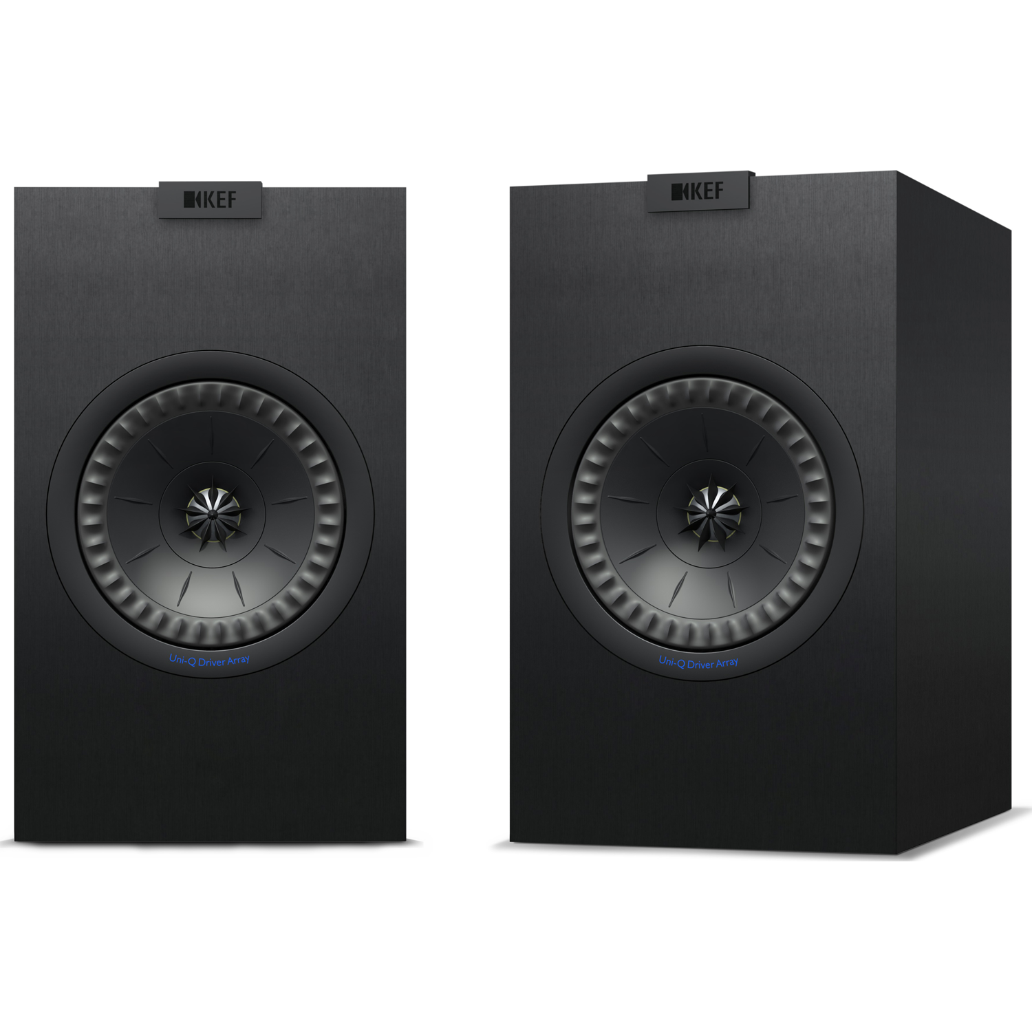 KEF Q350 6.5" 2Way Bookshelf Speaker Black Pair Accessories4less