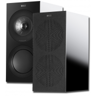 KEF R3 R Series 6.5" Bookshelf Speakers Gloss Black Pair