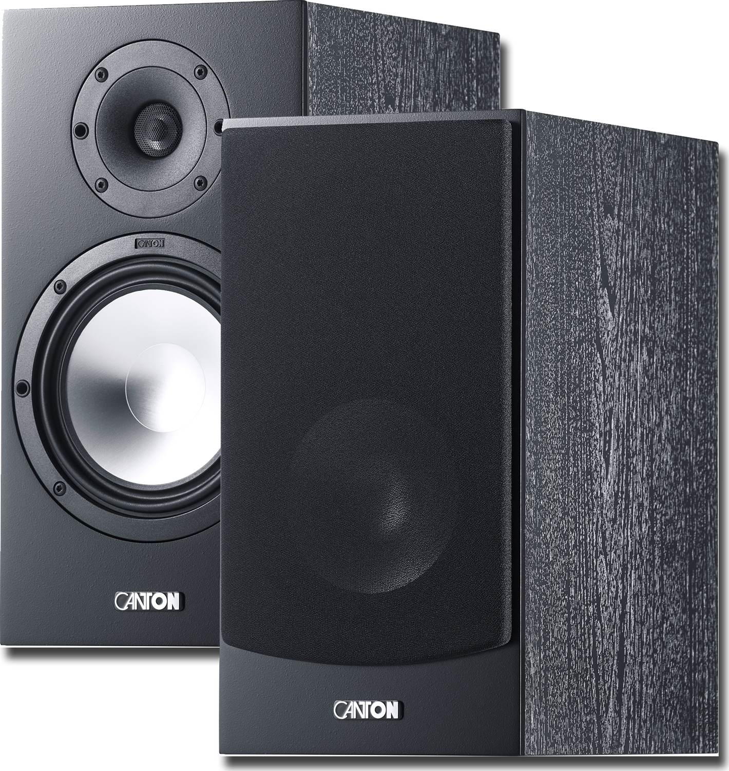 Canton Gle 436 2 7 2 Way Bookshelf Speaker Black Pair Accessories4less