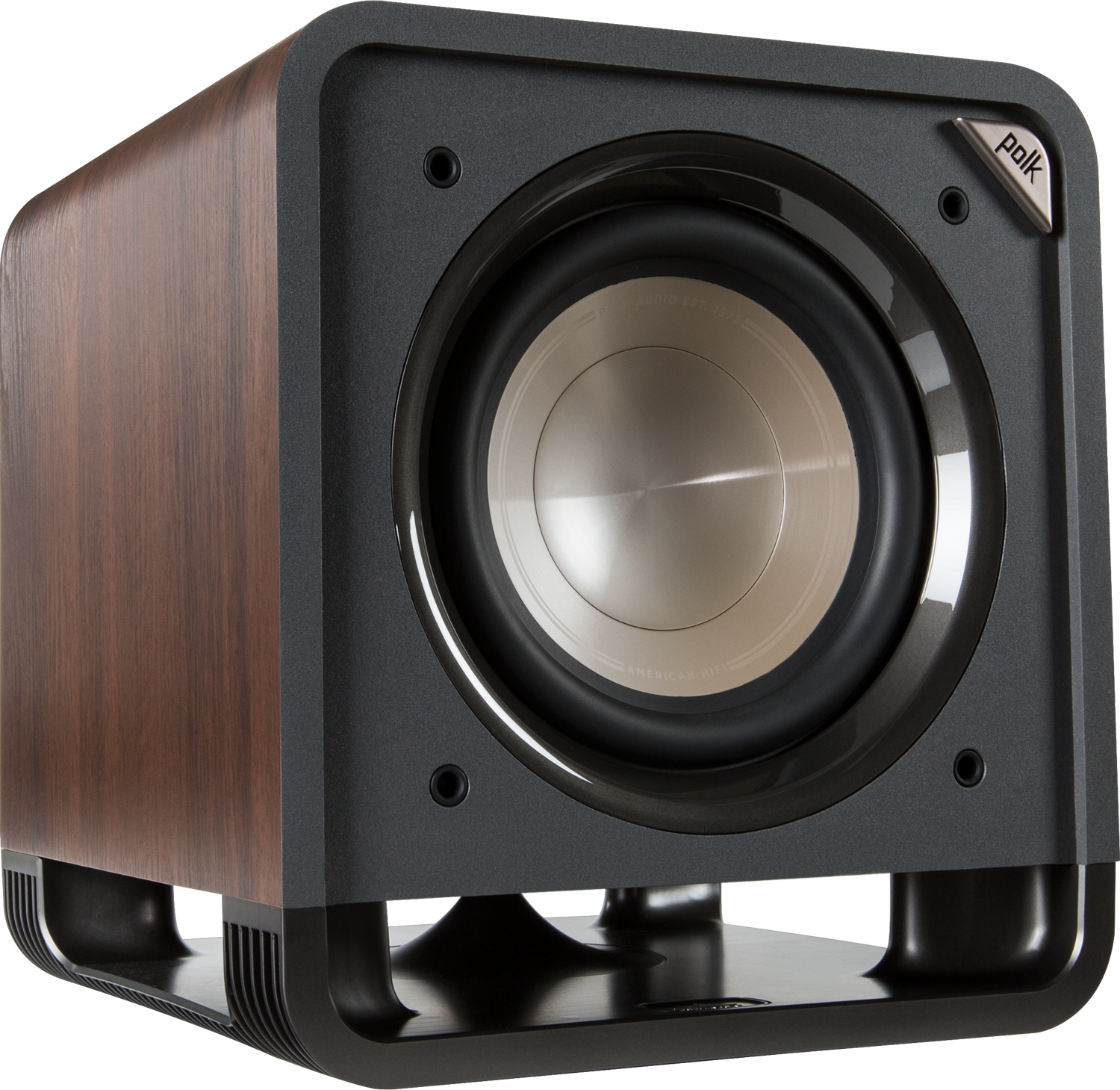 POLK AUDIO HTS 10 10" 100 Watt Powered Subwoofer Brown Accessories4less