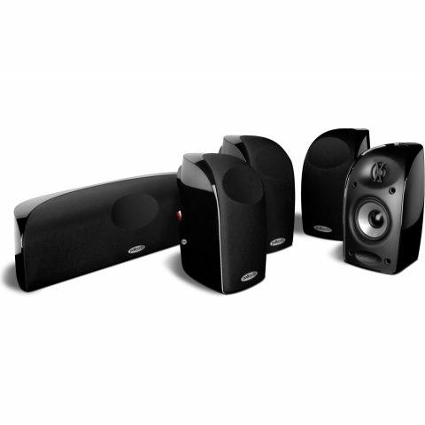 POLK AUDIO NEW TL150 5 Piece Home Theater Package Black